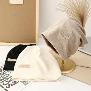 Mismemo  Influencer Confinement Hat Nữ Mùa hè Phong cách mỏng Phù hợp với mọi trận đấu Đầu lớn Vòng tuần hoàn Mũ cọc Thu Đông Mũ dệt kim Phong cách mỏng Mũ lạnh