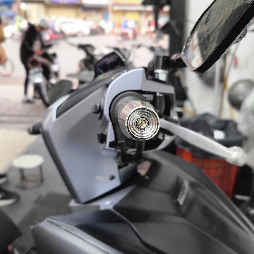 Gù Inox 304, Gù chống rung mẫu SH350i Inox 304 đối trọng tay lái đồ chơi phụ kiện gù Inox 304 chống 