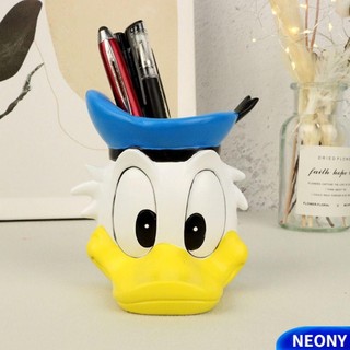 Hộp Đựng Bút NEONY, Hộp Bảo Quản Máy Tính Để Bàn Trang Trí Anime Donald-Duck, Bình Dễ Thương Trang Trí Nhựa Chai Bảo Quản Nhà