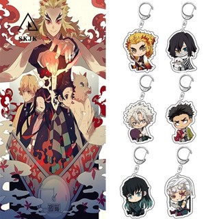 Móc khóa SKJK mặt mô hình nhân vật anime dễ thương