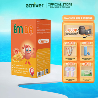 Gói uống giảm đau, viêm loét dạ dày Êm Dạ Santafa giúp giảm acid dịch vị, giảm trào ngược, ợ chua, ợ nóng, đầy hơi