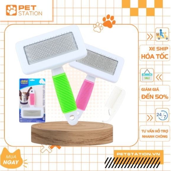 Lược Chải Lông Cao Cấp Cho Chó Mèo - PET STATION