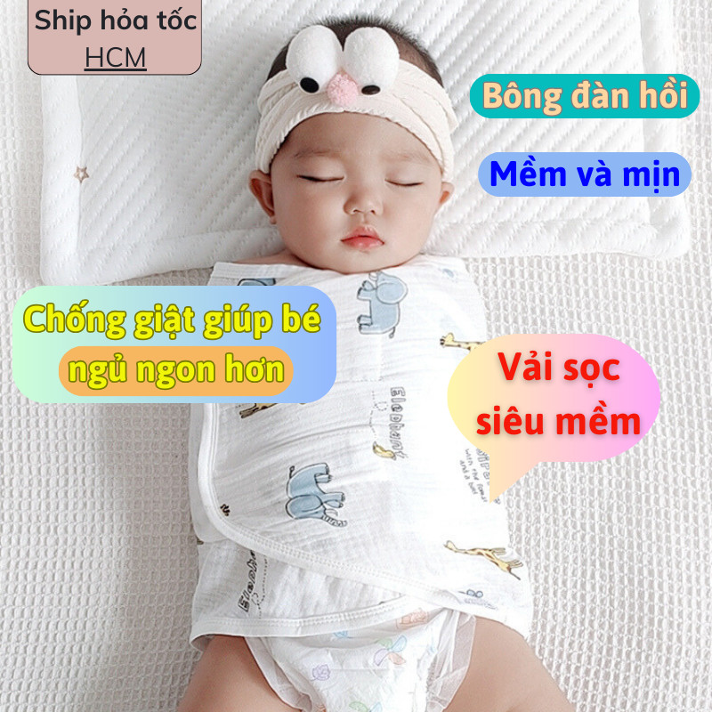 Khăn Ủ Sơ Sinh Joful Home Giữ Ấm Nhẹ, Thoáng Khí, Bé Ngủ Ngon
