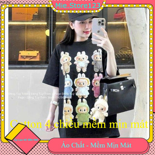 Áo thun nữ mềm mịn mát form rộng giấu quần, Áo phông nữ chất cotton co giãn 4 chiều MieAP44