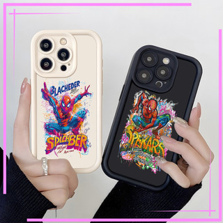 Vỏ Người Nhện Cho Infinix HOT40i / 40 / 40 Pro / 30 Play / 30i / 30 / 20S / 20i / 20 / 12 Play / 12i / 12 / 10 Smart8 / 7 / 5 X682 / X657B / X6836 / X6837 / X657 Vỏ Điện Thoại Silicon Mềm Chống Sốc