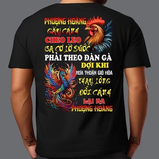 Áo thun in hình - Phượng hoàng gãy cánh cheo leo