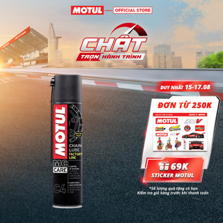 Xịt sên / xích MOTUL C4 CHAIN LUBE Factory Line 0.4L