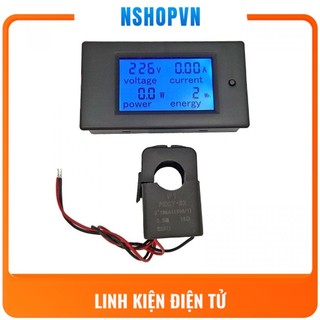 Đồng Hồ Đo Dòng Áp Công Suất Mức Năng Lượng AC 100A (CT kẹp)