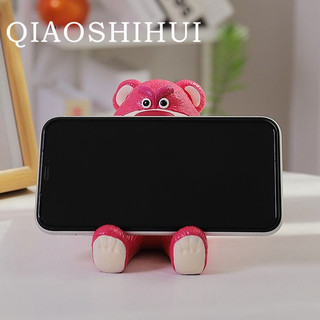 Hoạt Hình Dễ Thương Gấu Dâu Hình Đế Điện Thoại Văn Phòng Để Bàn Trang Trí Đồ Trang Trí HOT