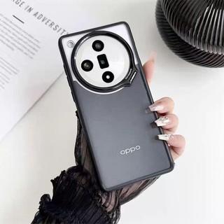 Dành cho OPPO Find X7 X7 ULTRA Ốp điện thoại trong suốt cứng Acrylic Vỏ điện thoại chống rơi trong suốt, đi kèm giá đỡ ống kính Bảo vệ vỏ máy ảnh
