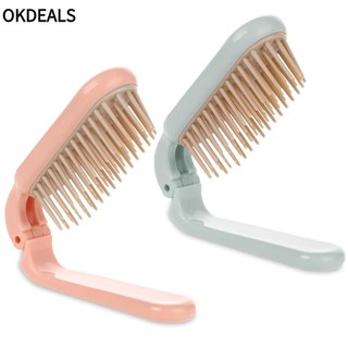 OKDEALS Lược có thể gập lại Răng mềm Du lịch bền