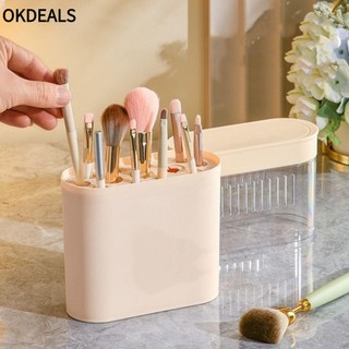 OKDEALS Hộp đựng cọ mỹ phẩm chống bụi