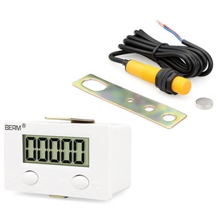 5-Digit Digital Electronic Punch Counter Magnetic Inductive Proximity Switch