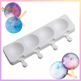 Aislerbee Cấp Thực Phẩm Popsicle Khuôn Silicon Thân Thiện Với Môi Trường Chống Dính Trang Trí Kem Khuôn Cho Nhà Bếp
