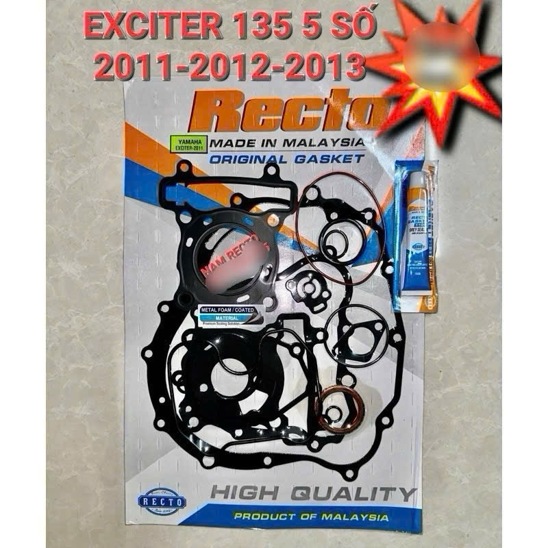 Bộ ron máy exciter 2011,exciter 135 5số chất liệu thép ++++