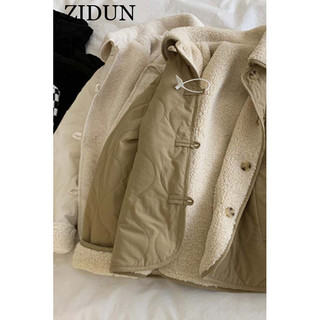 ZIDUN áo khoác nữ áophao  High-quality unique Độc đáo Thời trang WMF2490N3C 37Z240914