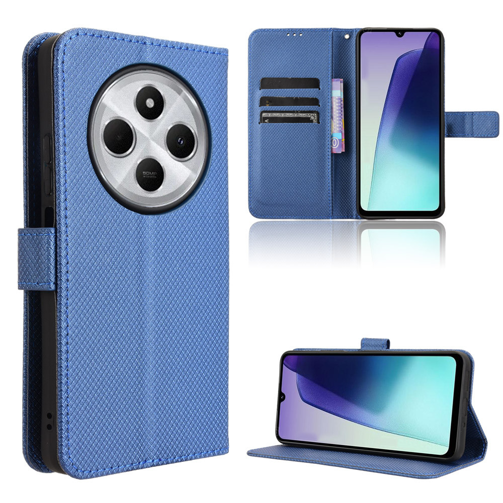 Dành Cho Redmi 14C Ốp Lưng Lật Điện Thoại Di Động Đứng Xiaomi Redmi14C Vỏ Ví Da PU Mặt Sau Vỏ Điện Thoại Vỏ Bảo Vệ