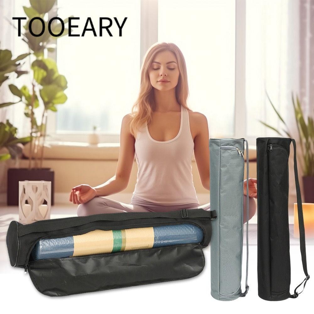 TOOEARY Túi đựng thảm tập Yoga TOOYEARY, Kéo dài cơ bụng Dây đeo có thể điều chỉnh Gói thảm tập Yoga, Dụng cụ thể thao Ba lô tổ chức Túi thể thao Yoga để tập thể dục Thảm tập bụng căng