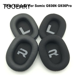  TOOEARY Công CỤ 2 Miếng Đệm Tai Nghe Miếng Đệm Tai Nghe Bọt Biển Thay Thế Đệm Tai Phụ Kiện Bịt Tai Tai Nghe Tai Nghe Earmuff Cho Tai Nghe Somic G936N G936Pro 