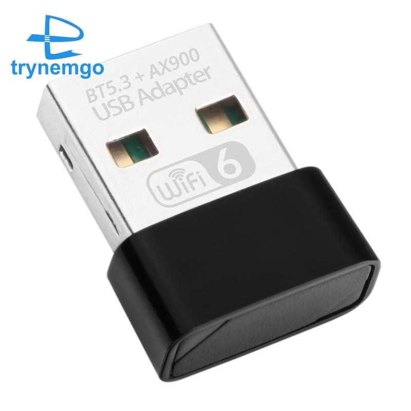 900mbps WiFi 6 Bộ chuyển đổi USB Bluetooth 5.3 AX900 USB Dongle Thẻ mạng không dây Băng tần kép 2.4 / 5G Trình điều khiển miễn phí cho PC