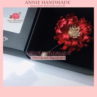 Cài Áo Hoa Cúc Ruy Băng [HANN HANDMADE - HOACAIAODEP.COM]