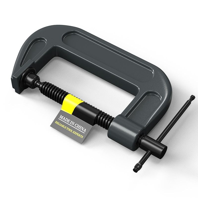 Kẹp chữ G bằng thép chịu lực nặng cố định gia công gỗ nhanh loại F chắc chắn kẹp chữ G sâu hơn cố đị