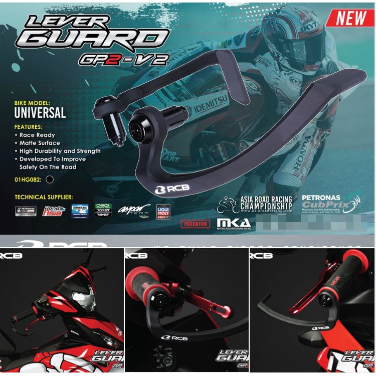 Bảo vệ tay thắng chống gãy Rcb GP2 V1 - V2 ( chính hãng RACING BOY ) A3T 8866 00