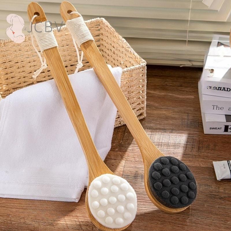 [JCBV] Cây đũa phép dùng dụng cụ bôi kem dưỡng da và mát xa cầm tay Tay cầm dài dễ dàng tiếp cận cho Gel tắm trên lưng COD