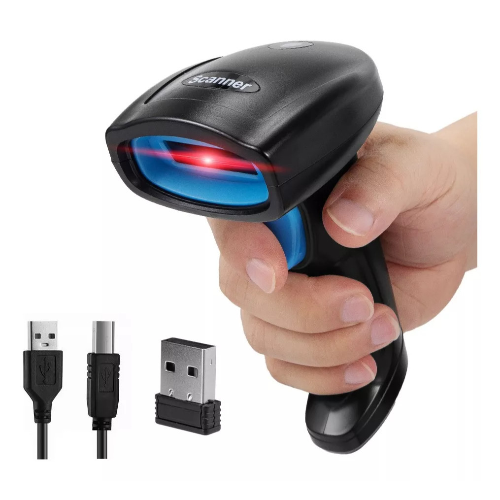 Máy Quét Mã Vạch, Mã QR Code 2D Không Dây Hstem A26D - Hỗ Trợ Bluetooth, USB, 2.4G, Quét Nhanh