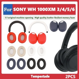 Dành cho sony wh-1000xm 3 / 1000xm4 / 1000xm5 / 1000xm6 Vỏ bảo vệ đệm tai nghe Earmuff Vỏ bảo vệ Đầu chùm đệm