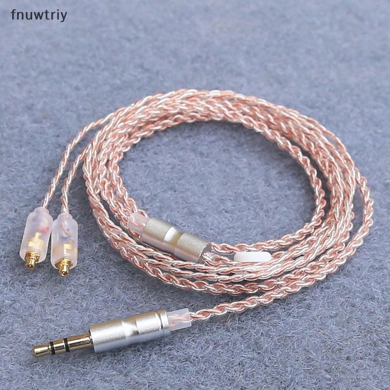 [fnuwtriy] Cáp nâng cấp tai nghe HiFi MMCX 3.5mm 1.2m Cáp lõi mạ bạc cho Sennheiser IE200 / IE300 / 
