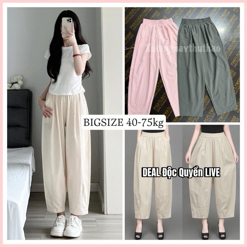 [ DEAL MỞ BÁN 368  ] COMBO 2 QUẦN DÀI DÁNG BAGGY LỬNG 92 CM