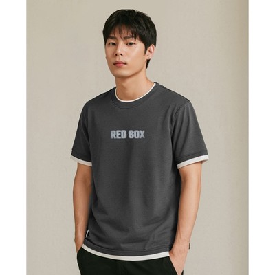 MLB - Áo thun unisex cổ tròn tay ngắn Varsity_3ATSB0954-43CGS