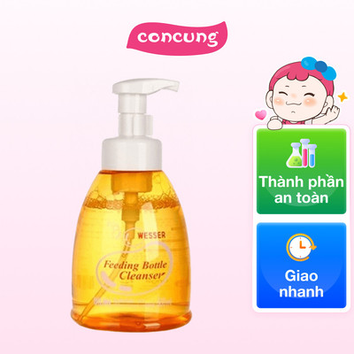 Nước rửa bình sữa Wesser (Chai, 500ml)