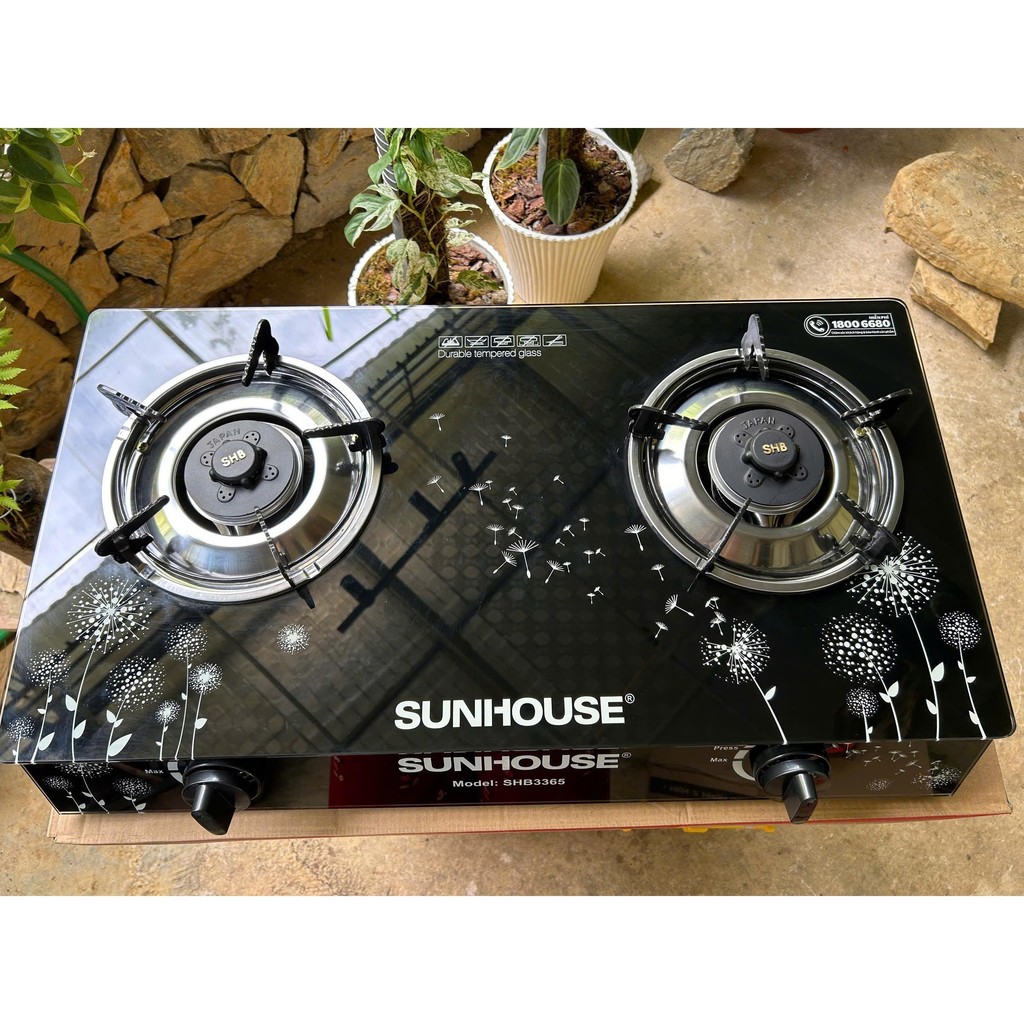 BẾP GAS ĐÔI SUNHOUSE SHB 3365 – TIẾT KIỆM GAS, ĐẸP BỀN CHO GIA ĐÌNH VIỆT