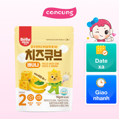 Phô Mai Sấy Lạnh Bebedang Vị Chuối