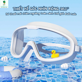  Kính bơi trẻ em gọng lớn chống sương mù chất lượng cao chống thấm nước phù hợp cho trẻ em từ 3-15 tuổi 