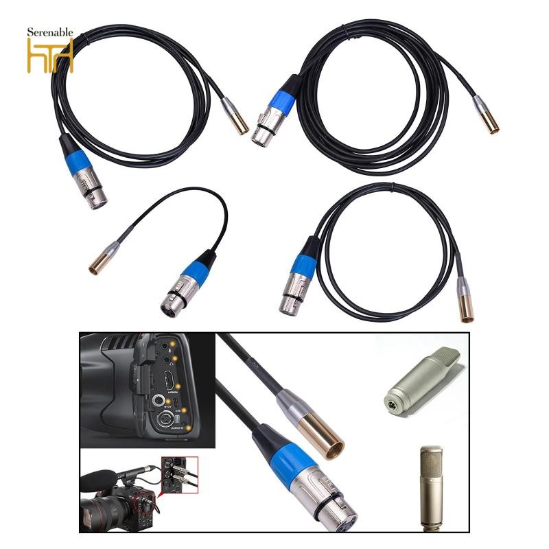 Cáp Micro Mini XLR Sang XLR Cho Camera BMPCC 4K Pocket 4K Hỗ Trợ Video 4K