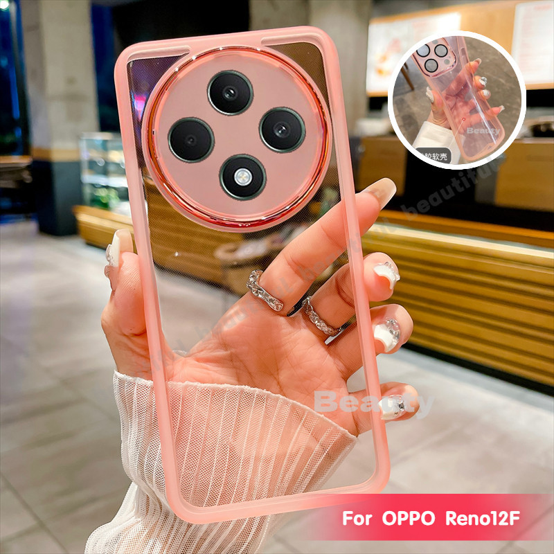 Ốp điện thoại OPPO Reno 12F 5G Vỏ mềm hình vuông Bảo vệ Reno12F OPPO Reno12 F 11F OPPO Reno11F 5G Re