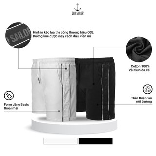 Quần short track premium old sailor - 88589 - big size upto 5xl