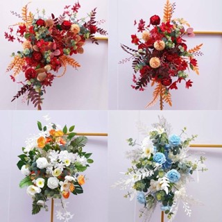 Ciro [Ưu tiên] Đạo cụ đám cưới phong cách mới Mô phỏng Hướng dẫn đường Hoa Khung nền góc Hoa Sắt Nghệ thuật Hình học Màn hình treo cửa sổ hoa Khách sạn