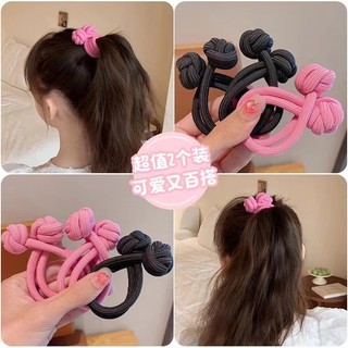 Dây buộc tóc đuôi ngựa cao phong cách Hàn Quốc có độ đàn hồi cao và dây cao su bền