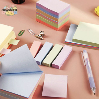 Sdhi 100 Chiếc Morandi Màu Trơn Giấy Dán Ghi Chú Memo Pad Chỉ Số Miếng Dán Đánh Dấu Trang Nhãn Dán VN