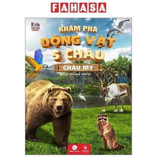 Sách khám phá động vật 5 châu - châu mỹ