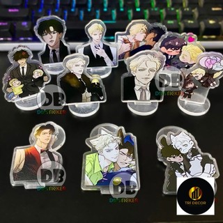  6CM Mô hình Móc Khóa Anastasia Codename Mật Danh standee mica tranh kính acrylic Boylove BL Manhwa Korean anime manga 