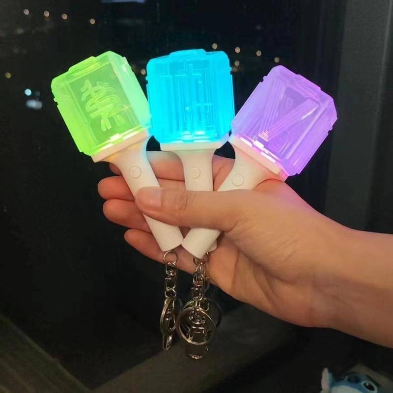 Kpop Mini Fanlight Light Stick Keyring NCT Concert Light Stick Đèn phát sáng Quà tặng Đồ dùng phát s
