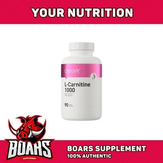 Ostrovit L-Carnitine 1000mg - Viên uống Carnitine giảm mỡ không gây mệt người, an toàn sức khỏe (90 viên)