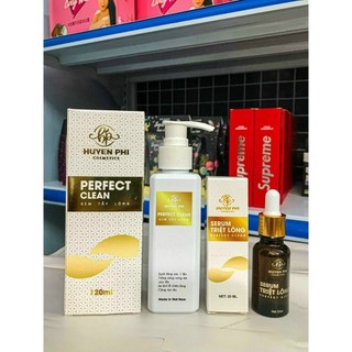 Combo kem tẩy lông tặng kèm serum triệt lông huyền phi - thienduc