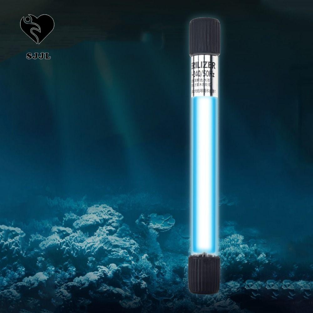 Đèn khử trùng UV bể cá, Đèn khử trùng bằng thủy tinh / nhựa 3 / 5 / 7 / 9 / 13W, Đèn sạch bể cá Đèn 