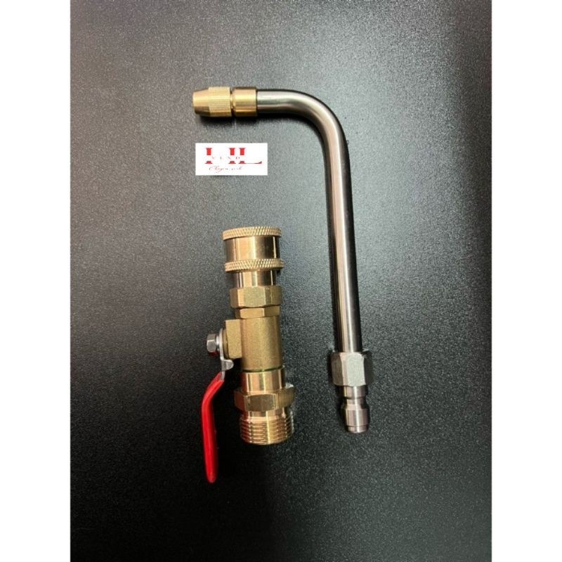 (giao hỏa tốc) béc xịt vệ sinh máy lạnh , gôm van khóa và các dạng cần xịt inox thao tác nhanh